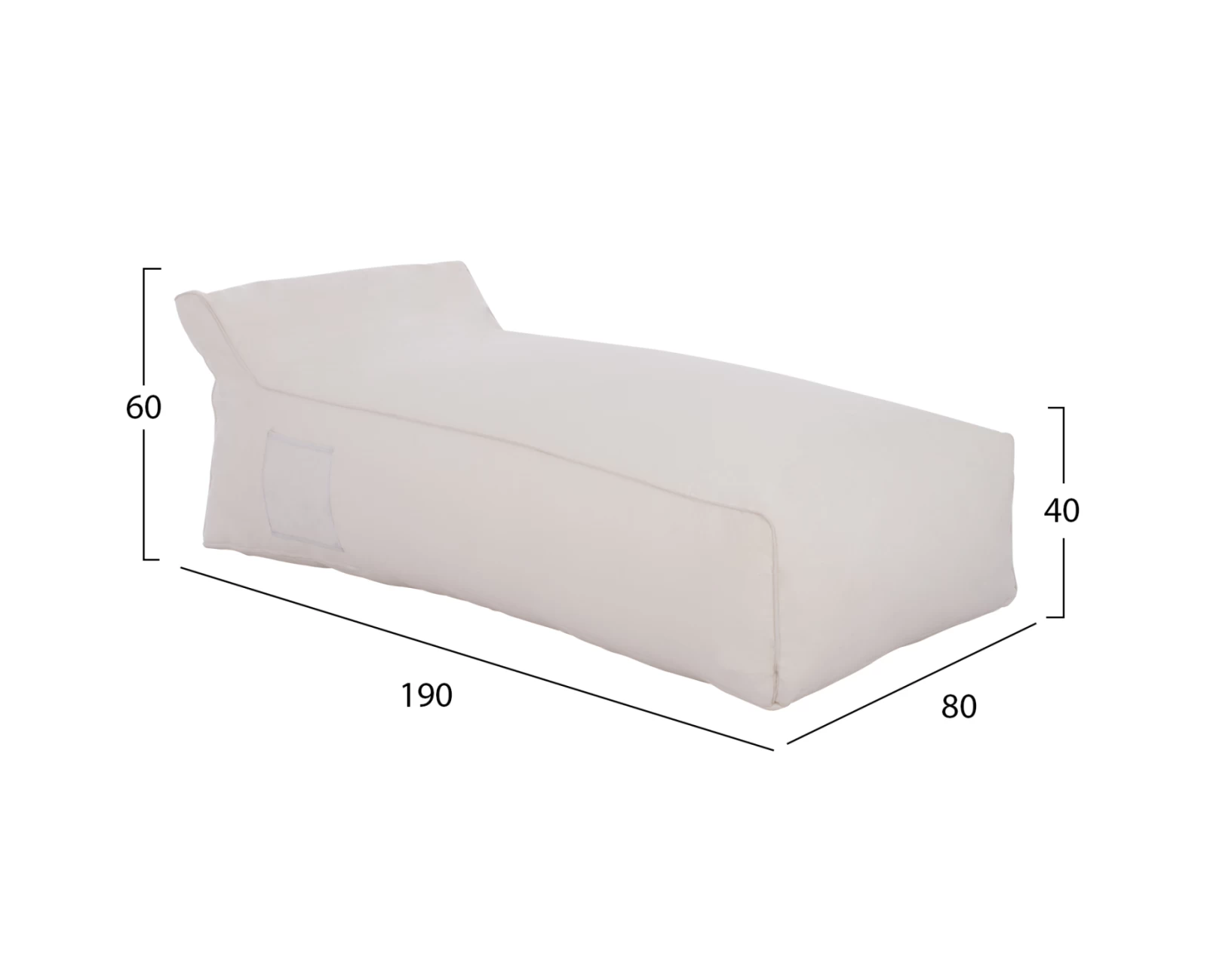 ΠΟΥΦ ΞΑΠΛΩΣΤΡΑ WADELIN HM5774.11 ΜΕ TEXTILINE ΛΕΥΚΟ 190x80x40-60Υ εκ. | Mypouf.gr ΠΟΥΦ ΞΑΠΛΩΣΤΡΑ WADELIN HM5774.11 ΜΕ TEXTILINE ΛΕΥΚΟ 190x80x40-60Υ εκ. | Mypouf.gr