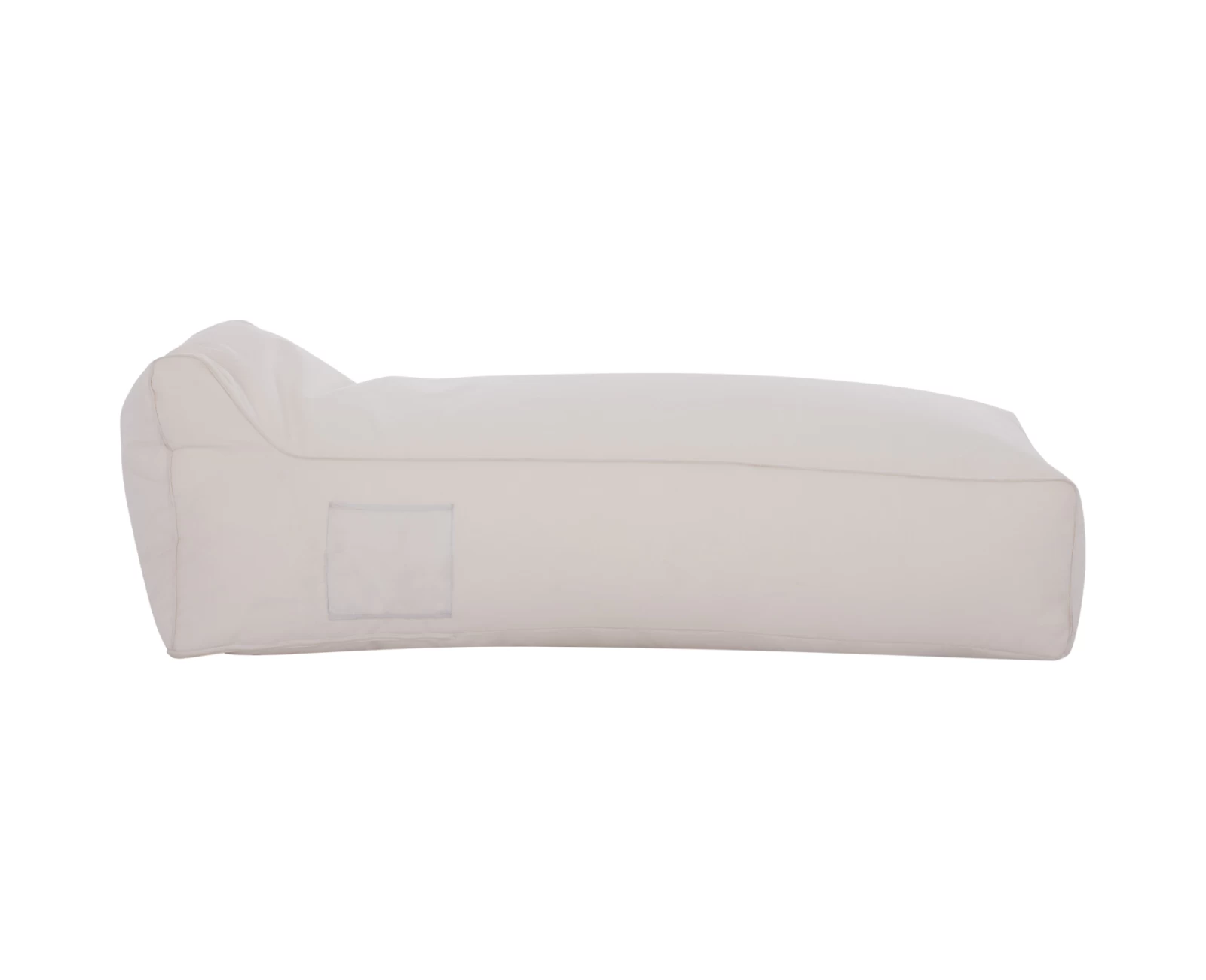ΠΟΥΦ ΞΑΠΛΩΣΤΡΑ WADELIN HM5774.11 ΜΕ TEXTILINE ΛΕΥΚΟ 190x80x40-60Υ εκ. | Mypouf.gr