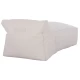 ΠΟΥΦ ΞΑΠΛΩΣΤΡΑ WADELIN HM5774.11 ΜΕ TEXTILINE ΛΕΥΚΟ 190x80x40-60Υ εκ. | Mypouf.gr