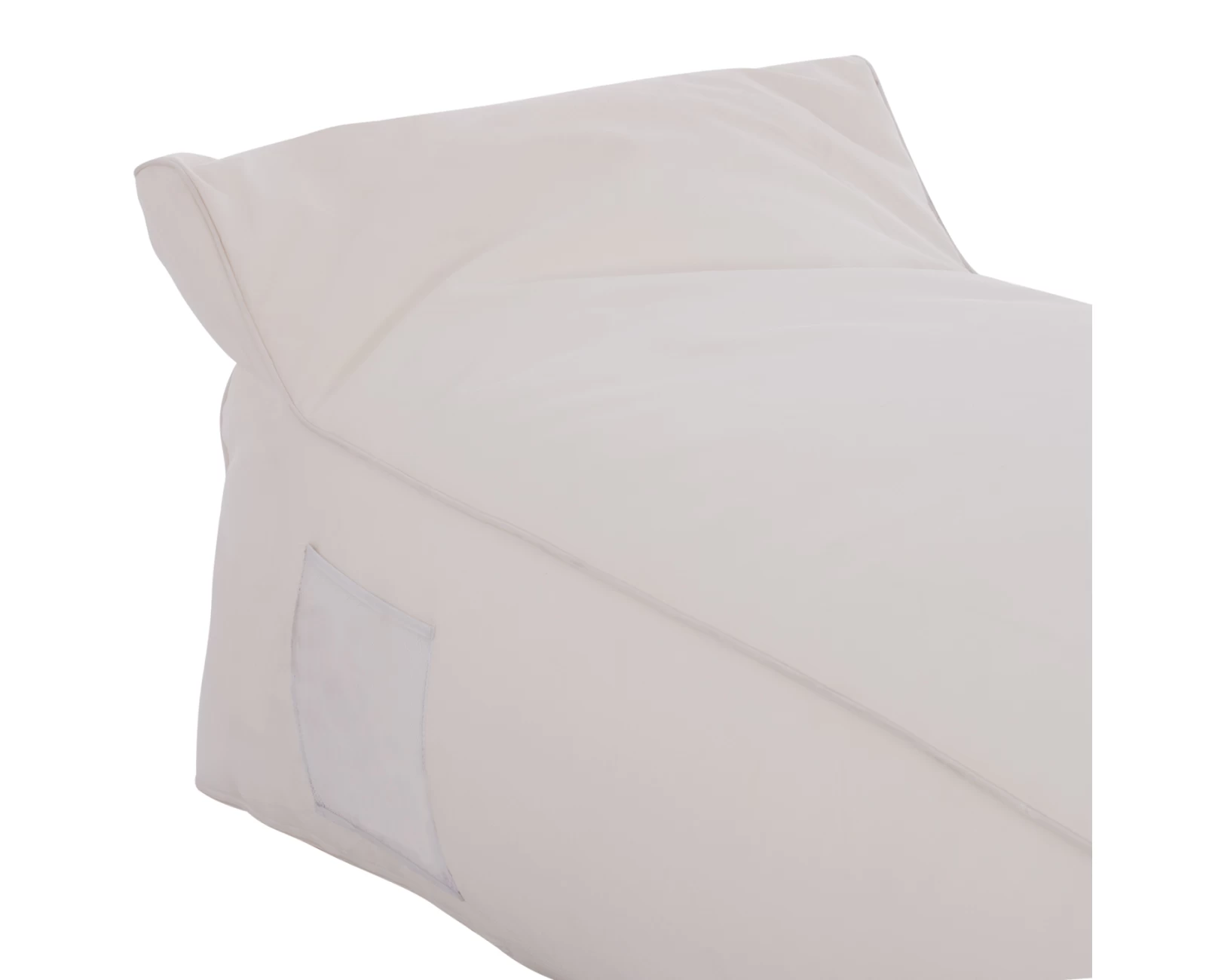 ΠΟΥΦ ΞΑΠΛΩΣΤΡΑ WADELIN HM5774.11 ΜΕ TEXTILINE ΛΕΥΚΟ 190x80x40-60Υ εκ. | Mypouf.gr