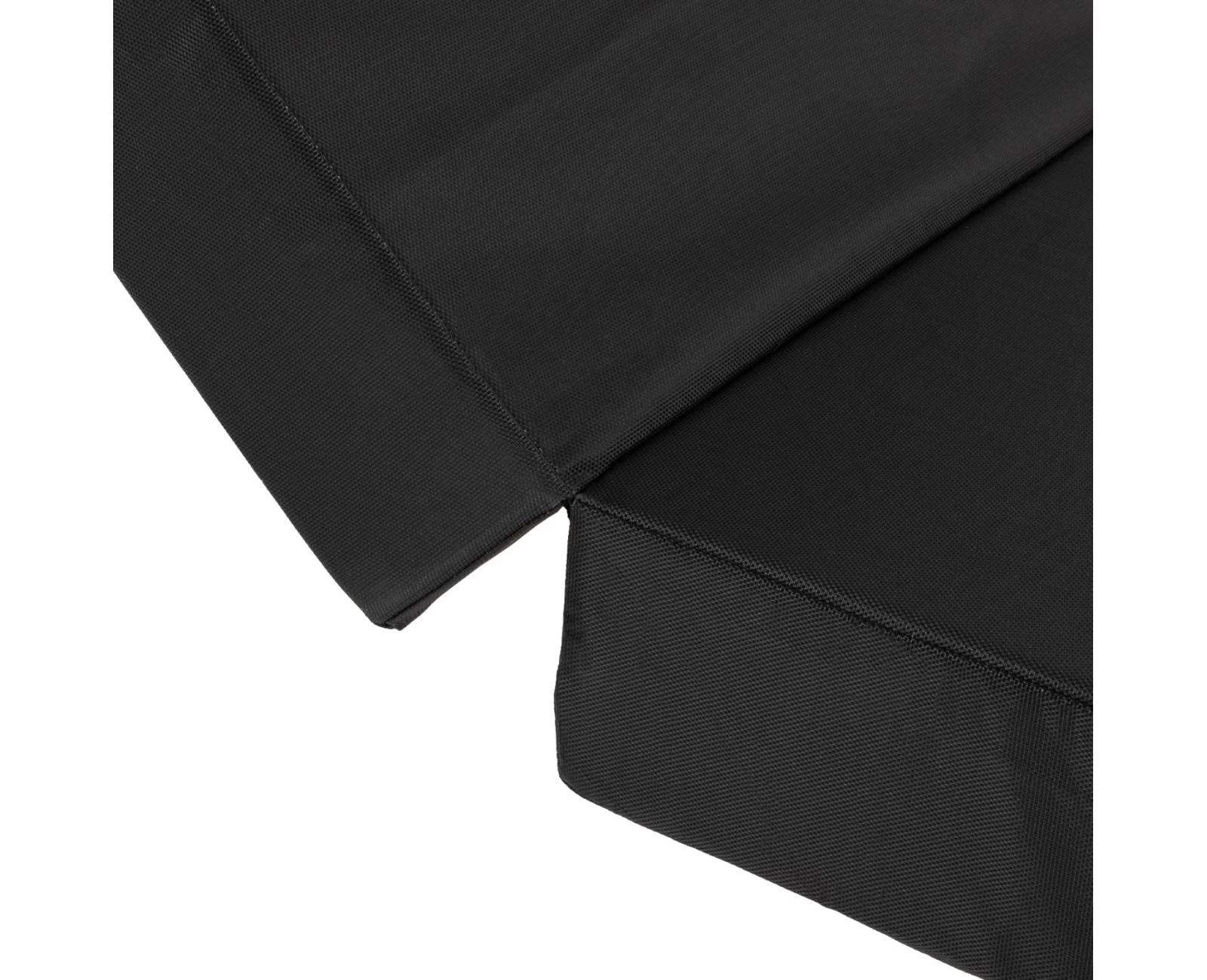 ΜΑΞΙΛΑΡΙ ΞΑΠΛΩΣΤΡΑΣ TEXTILENE SIFNOS ΜΑΥΡΟ HM11761.01 200(120+80)x70x20Yεκ. | Mypouf.gr