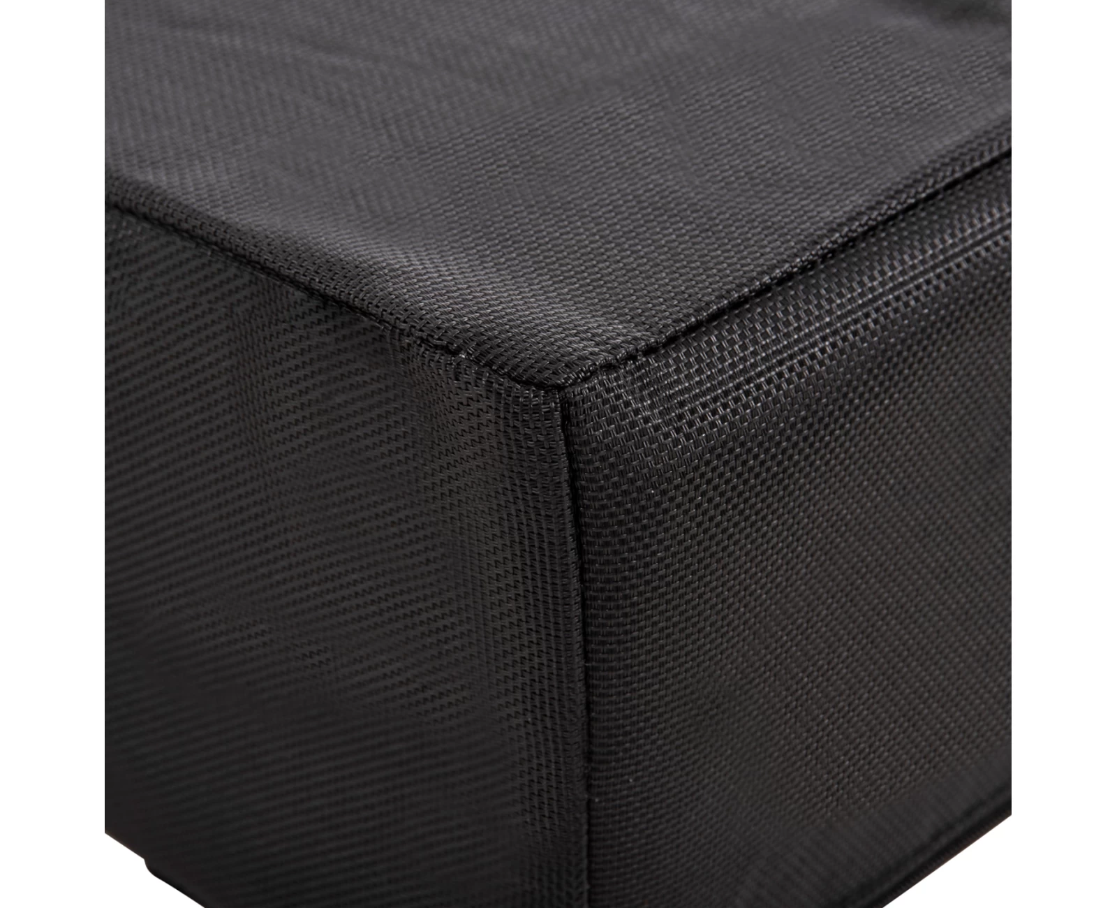 ΜΑΞΙΛΑΡΙ ΞΑΠΛΩΣΤΡΑΣ TEXTILENE SIFNOS ΜΑΥΡΟ HM11761.01 200(120+80)x70x20Yεκ. | Mypouf.gr