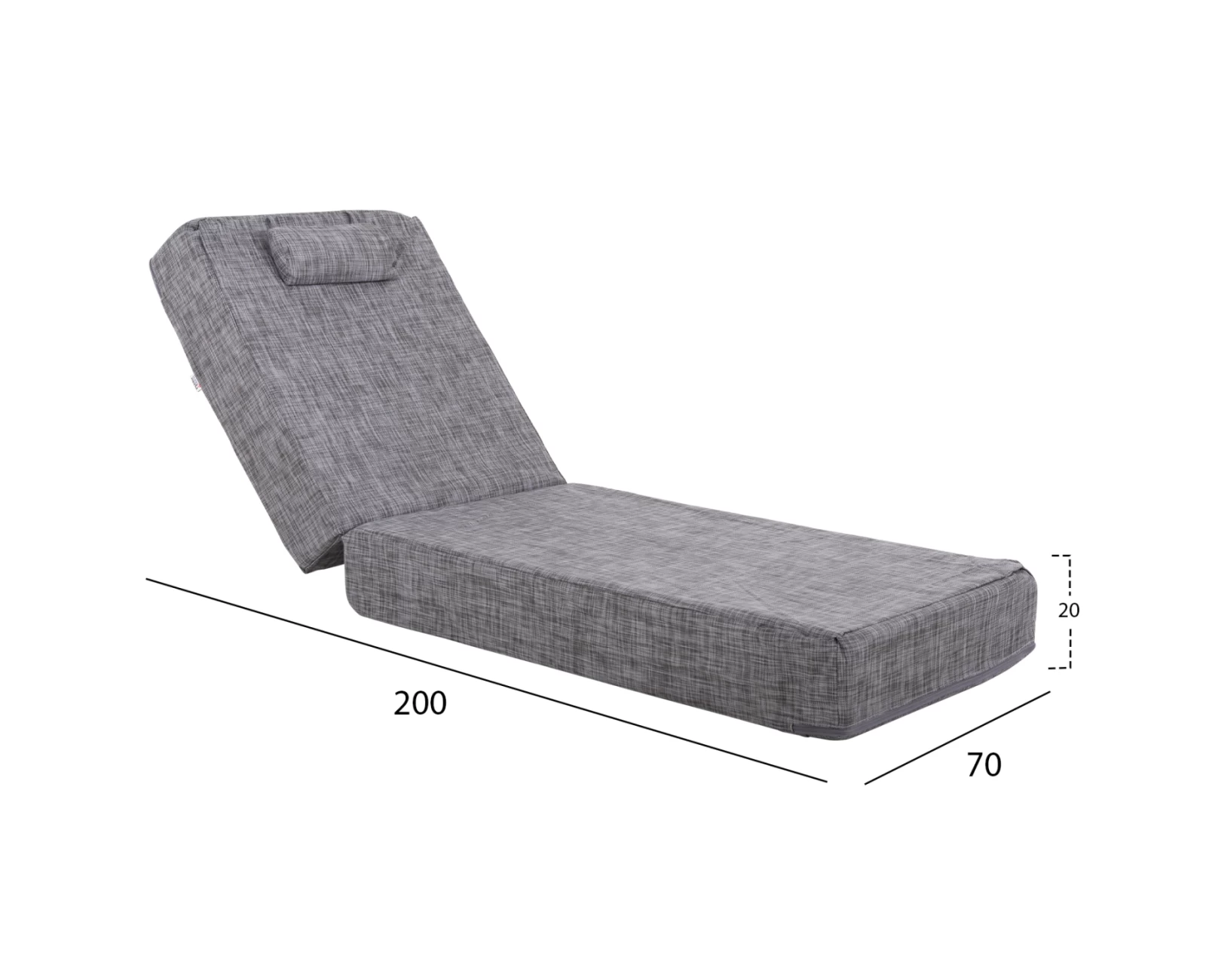 ΜΑΞΙΛΑΡΙ ΞΑΠΛΩΣΤΡΑΣ TEXTILENE SIFNOS ΓΚΡΙ HM11761.10 200(120+80)x70x20Yεκ. | Mypouf.gr ΜΑΞΙΛΑΡΙ ΞΑΠΛΩΣΤΡΑΣ TEXTILENE SIFNOS ΓΚΡΙ HM11761.10 200(120+80)x70x20Yεκ. | Mypouf.gr