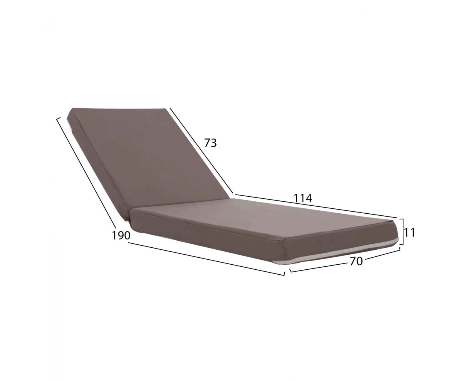 ΜΑΞΙΛΑΡΙ ΞΑΠΛΩΣΤΡΑΣ POLYESTER SIFNOS ΓΚΡΙ HM11235.10P 190x70x11 εκ. | Mypouf.gr ΜΑΞΙΛΑΡΙ ΞΑΠΛΩΣΤΡΑΣ POLYESTER SIFNOS ΓΚΡΙ HM11235.10P 190x70x11 εκ. | Mypouf.gr
