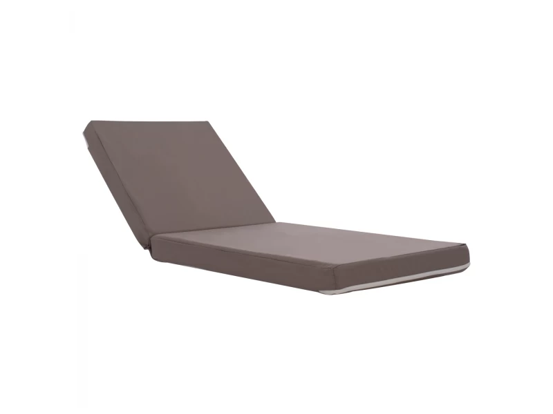 ΜΑΞΙΛΑΡΙ ΞΑΠΛΩΣΤΡΑΣ POLYESTER SIFNOS ΓΚΡΙ HM11235.10P 190x70x11 εκ.