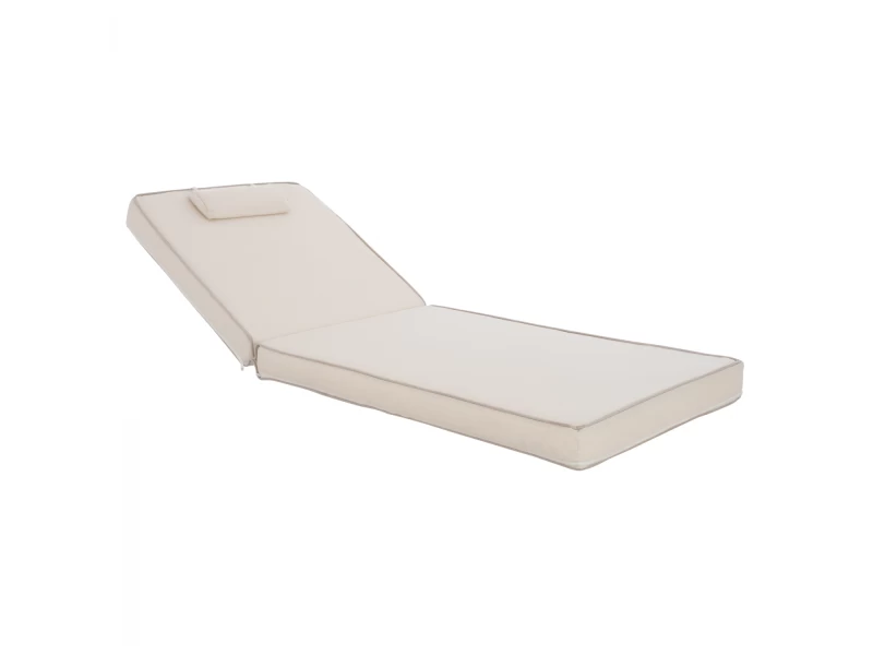 ΜΑΞΙΛΑΡΙ ΞΑΠΛΩΣΤΡΑΣ TEXTILENE 600gr/m2 2X1 SIFNOS ΜΠΕΖ HM11237.60T 194x70x11εκ.