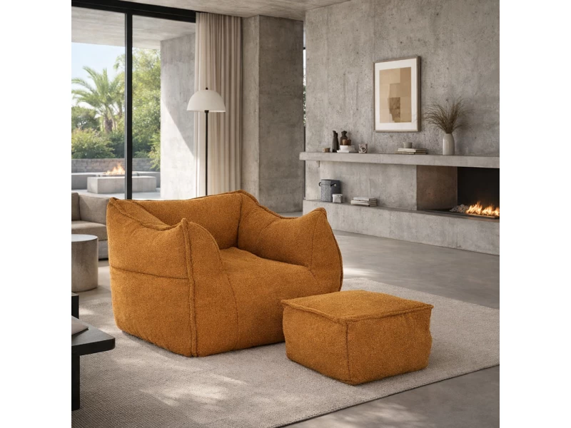 SPONGE ΠΟΛΥΘΡΟΝΑ SET TERRACOTTA 95x102x73cm