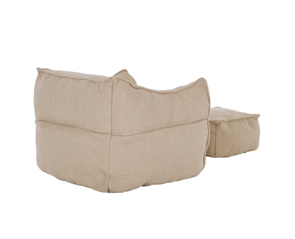 SPONGE ΠΟΛΥΘΡΟΝΑ SET BEIGE 95x102x73cm - Εικόνα 5 | Mypouf.gr