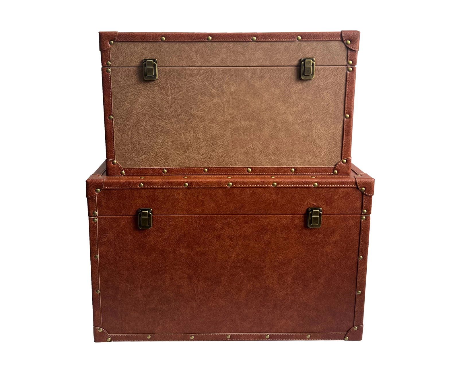 BRYST ΜΠΑΟΥΛΑ SET 2ΤΜΧ COGNAC PURO 64x40x40 | Mypouf.gr BRYST ΜΠΑΟΥΛΑ SET 2ΤΜΧ COGNAC PURO 64x40x40 | Mypouf.gr