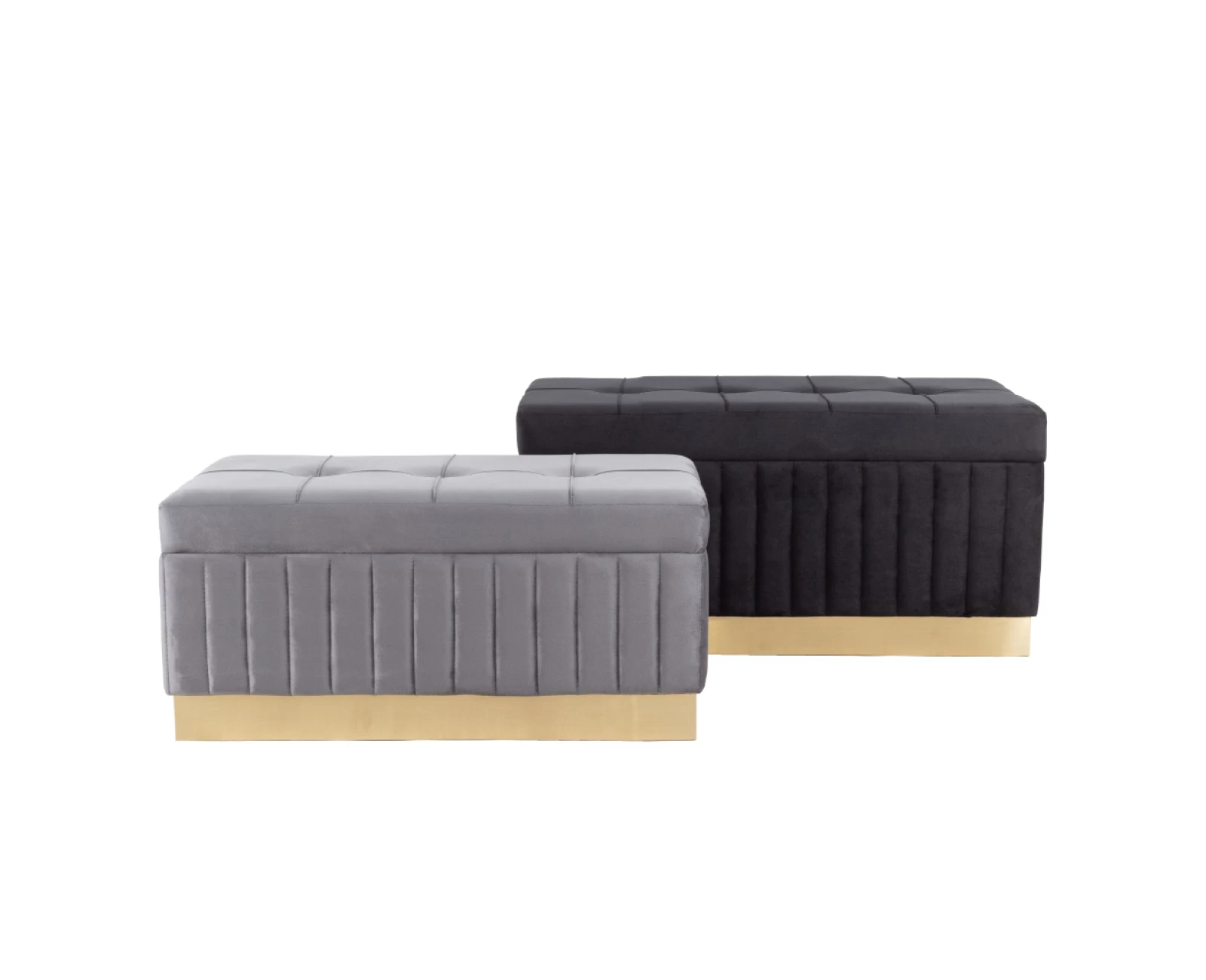 ICTUS ΣΚΑΜΠΟ SET 2ΤΕΜ ΜΑΥΡΟ ΓΚΡΙ 90x42x44 | Mypouf.gr ICTUS ΣΚΑΜΠΟ SET 2ΤΕΜ ΜΑΥΡΟ ΓΚΡΙ 90x42x44 | Mypouf.gr