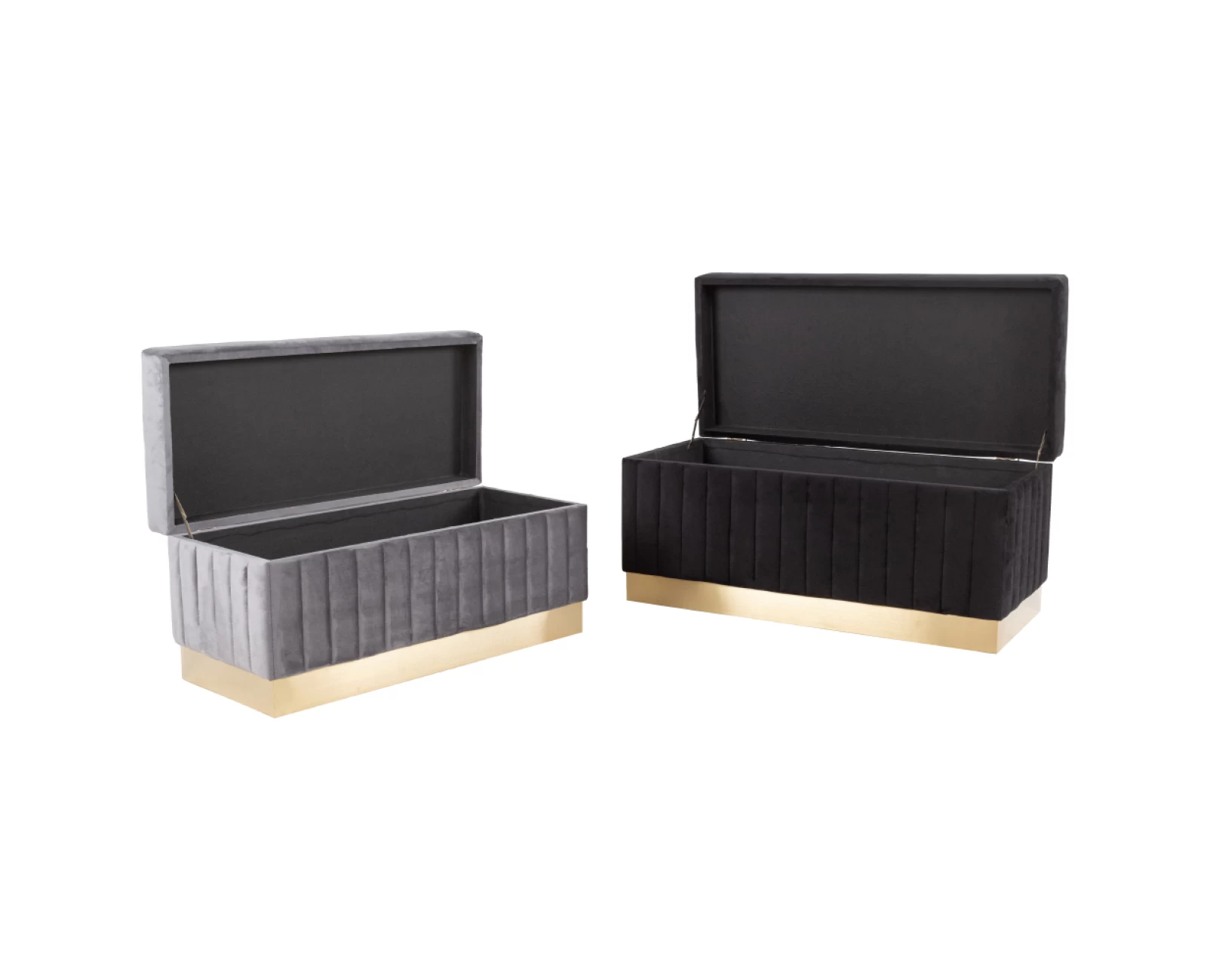 ICTUS ΣΚΑΜΠΟ SET 2ΤΕΜ ΜΑΥΡΟ ΓΚΡΙ 90x42x44 | Mypouf.gr ICTUS ΣΚΑΜΠΟ SET 2ΤΕΜ ΜΑΥΡΟ ΓΚΡΙ 90x42x44 | Mypouf.gr