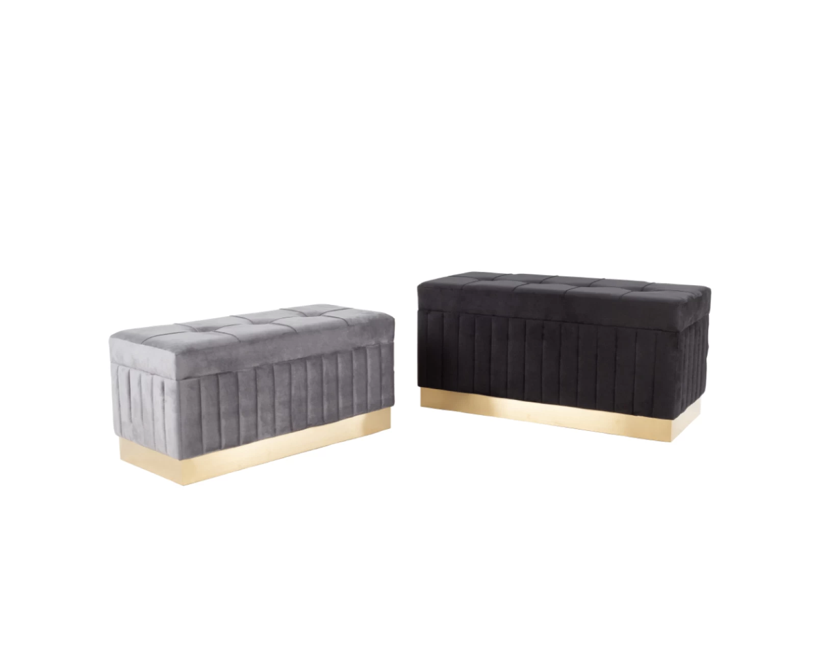 ICTUS ΣΚΑΜΠΟ SET 2ΤΕΜ ΜΑΥΡΟ ΓΚΡΙ 90x42x44 | Mypouf.gr ICTUS ΣΚΑΜΠΟ SET 2ΤΕΜ ΜΑΥΡΟ ΓΚΡΙ 90x42x44 | Mypouf.gr