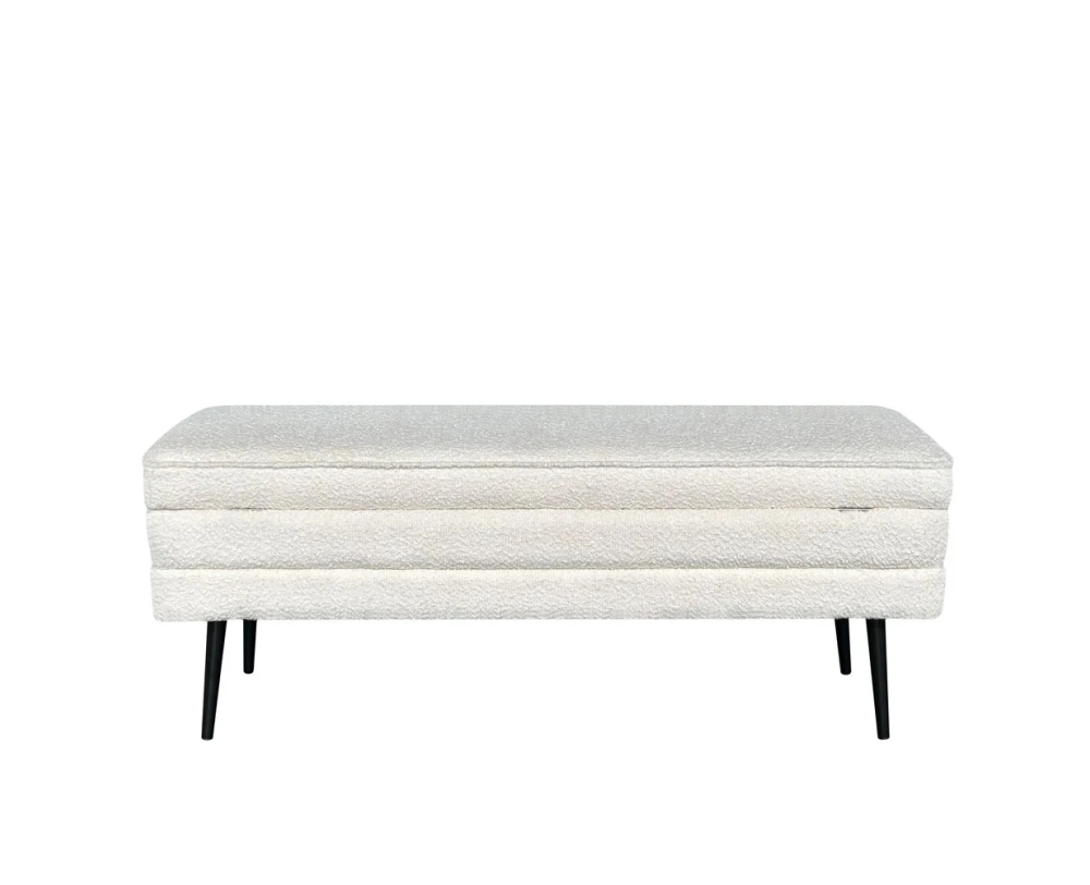 SLICES ΣΚΑΜΠΟ ΜΕ ΑΠΟΘ/ΚΟ ΧΩΡΟ ΛΕΥΚΟ 110x40x44cm - Εικόνα 3 | Mypouf.gr