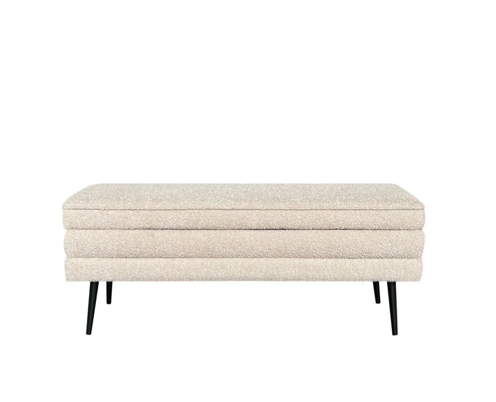 SLICES ΣΚΑΜΠΟ ΜΕ ΑΠΟΘ/ΚΟ ΧΩΡΟ LATTE 110x40x44cm - Εικόνα 3 | Mypouf.gr