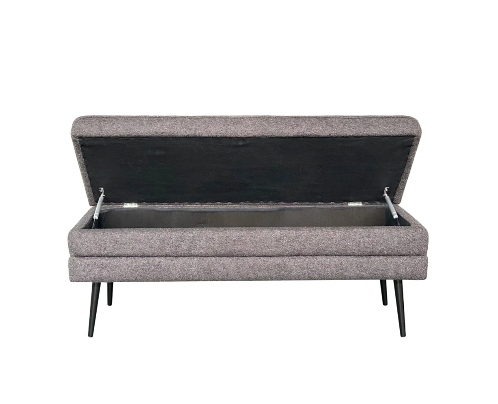 SLICES ΣΚΑΜΠΟ ΜΕ ΑΠΟΘ/ΚΟ ΧΩΡΟ ΓΚΡΙ 110x40x44cm - Εικόνα 4 | Mypouf.gr