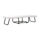 FOLD ΠΟΥΦ ΚΡΕΒΑΤΙ ΑΝΑΔΙΠΛΟΜΕΝΟ OFF WHITE 06-900 70x72x43 - Εικόνα 2 | Mypouf.gr