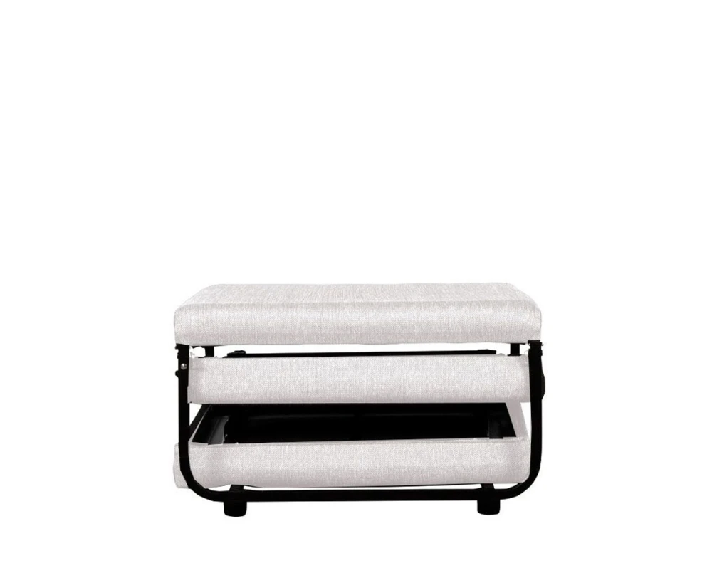 FOLD ΠΟΥΦ ΚΡΕΒΑΤΙ ΑΝΑΔΙΠΛΟΜΕΝΟ OFF WHITE 06-900 70x72x43 - Εικόνα 5 | Mypouf.gr