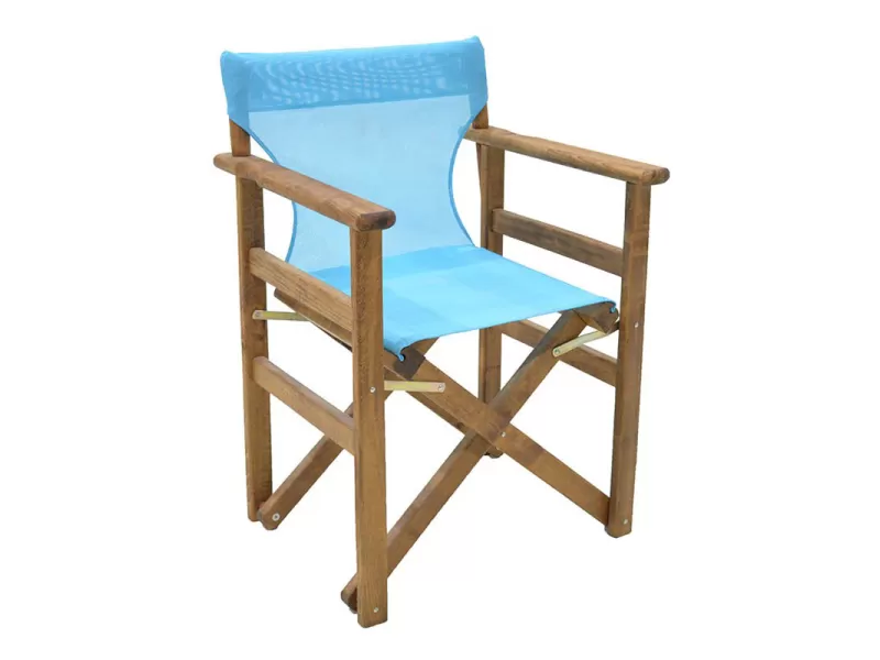 Διάτρητο πανί επαγγελματικό για πολυθρόνα σκηνοθέτη χρώματος τιρκουάζ Megapap