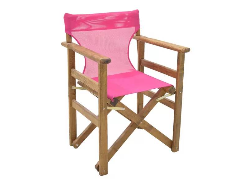 Διάτρητο πανί επαγγελματικό για πολυθρόνα σκηνοθέτη χρώματος φούξια Megapap