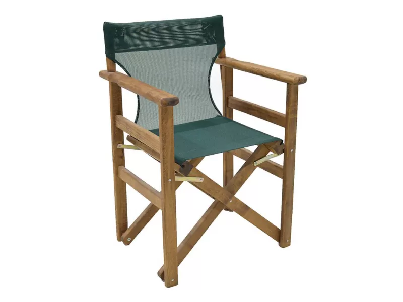 Διάτρητο πανί επαγγελματικό για πολυθρόνα σκηνοθέτη χρώματος κυπαρισσί Megapap