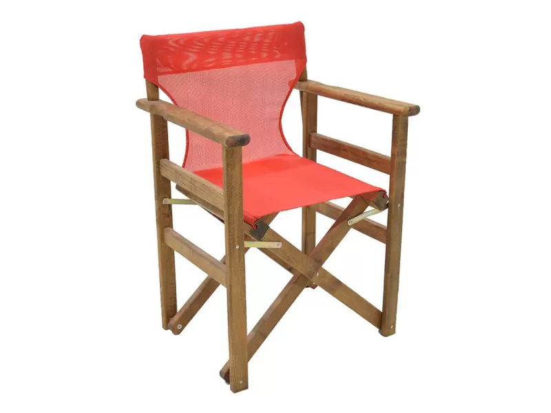 Διάτρητο πανί επαγγελματικό για πολυθρόνα σκηνοθέτη χρώματος κόκκινο Megapap