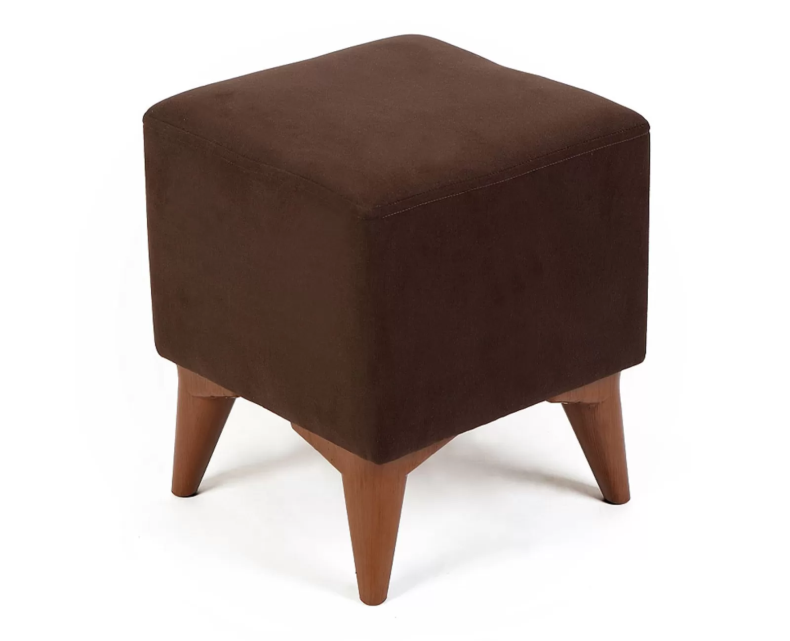 Σκαμπώ Liam υφασμάτινο χρώμα σκούρο καφέ 35x35x43εκ. | Mypouf.gr Σκαμπώ Liam υφασμάτινο χρώμα σκούρο καφέ 35x35x43εκ. | Mypouf.gr
