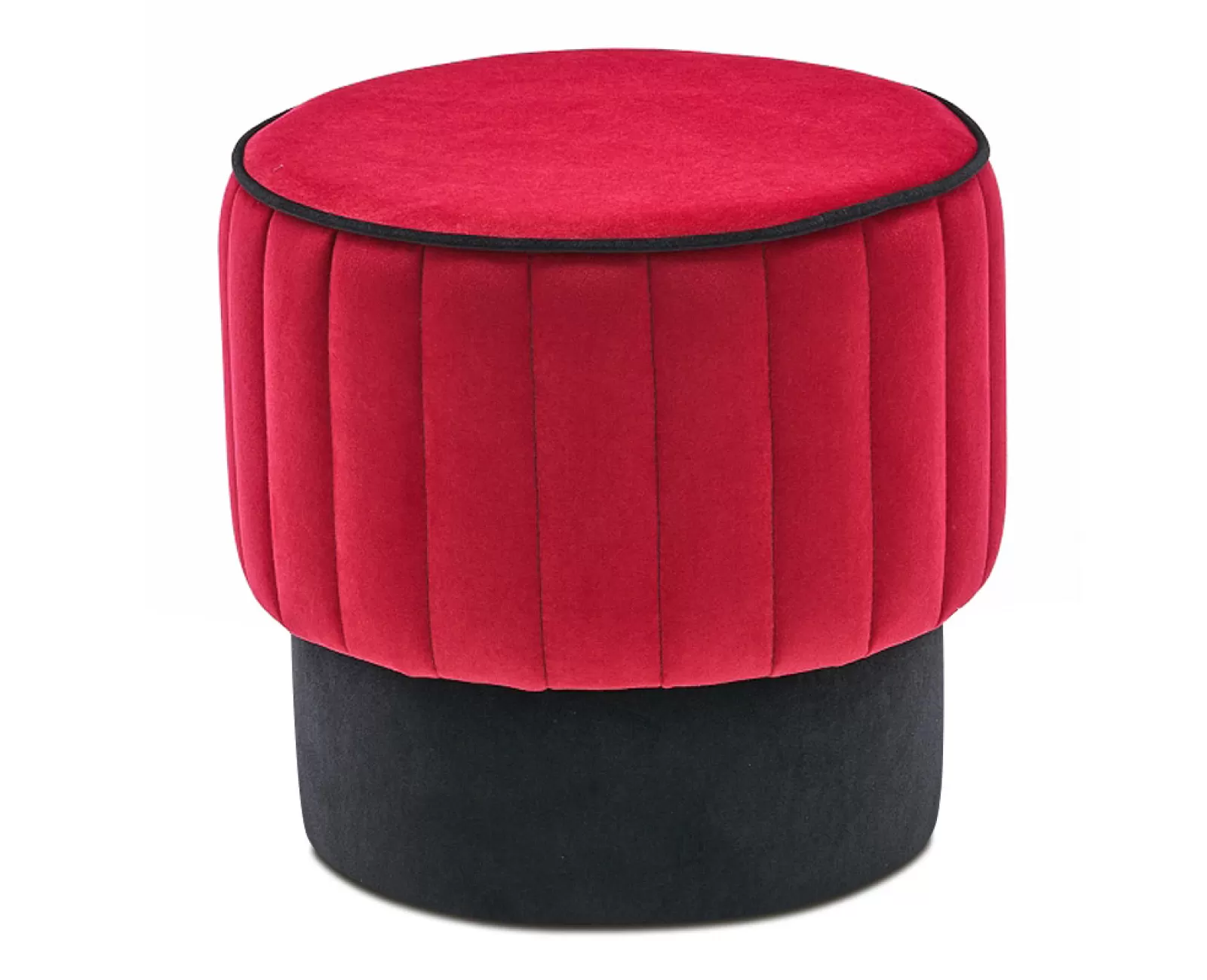 Σκαμπώ Rose βελούδινο χρώμα κόκκινο 40x40x40εκ. | Mypouf.gr Σκαμπώ Rose βελούδινο χρώμα κόκκινο 40x40x40εκ. | Mypouf.gr