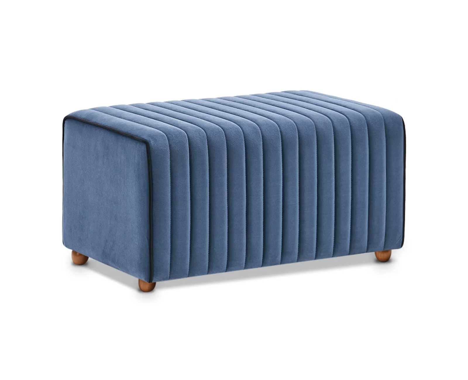 Σκαμπώ Mabel βελούδινο χρώμα μπλε 80x40x40εκ. | Mypouf.gr Σκαμπώ Mabel βελούδινο χρώμα μπλε 80x40x40εκ. | Mypouf.gr
