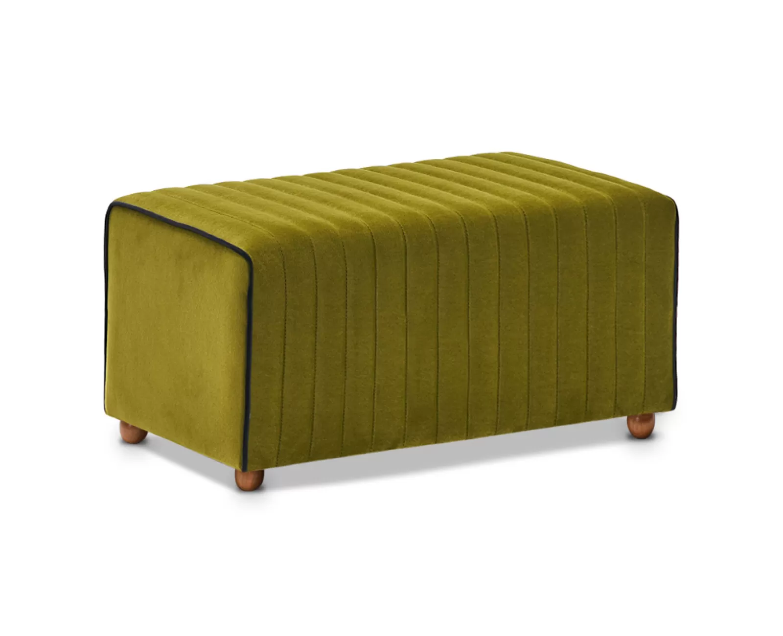 Σκαμπώ Mabel βελούδινο χρώμα πράσινο 80x40x40εκ. | Mypouf.gr Σκαμπώ Mabel βελούδινο χρώμα πράσινο 80x40x40εκ. | Mypouf.gr