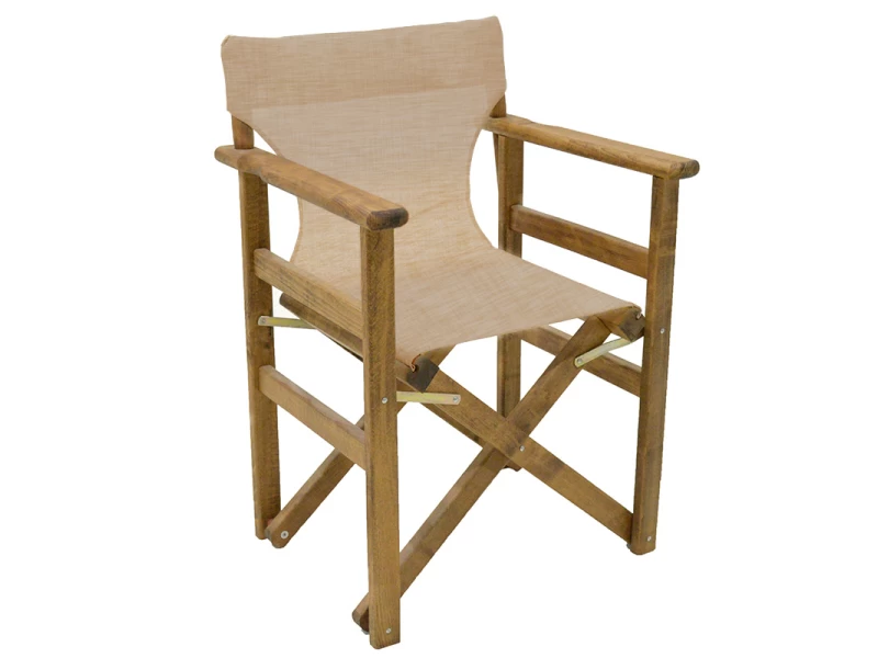 Διάτρητο Πανί Επαγγελματικό Πυκνότητας 2X1 Για Πολυθρόνα Σκηνοθέτη Χρώματος Μπεζ-Εκρού