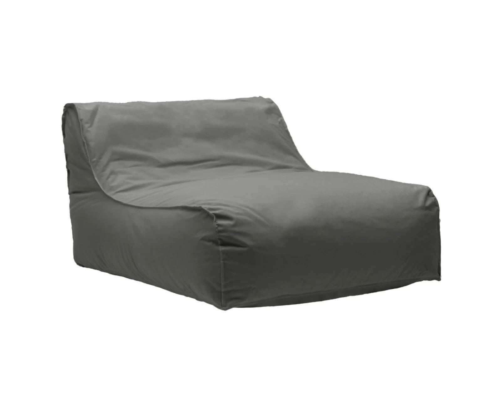 Πουφ Ξαπλώστρα Leandro Αδιάβροχο Ανθρακί | Mypouf.gr