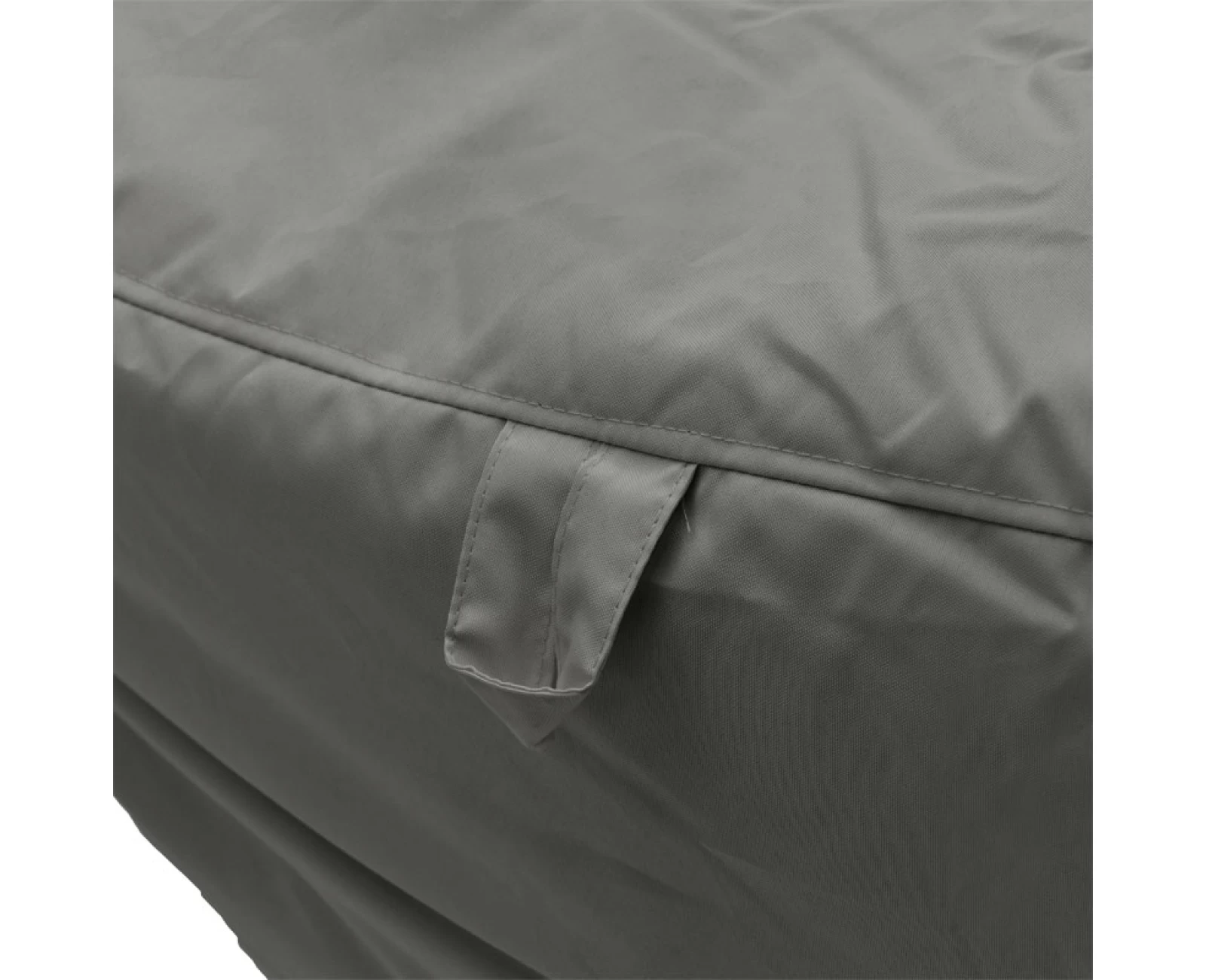 Πουφ Ξαπλώστρα Leandro Αδιάβροχο Ανθρακί | Mypouf.gr