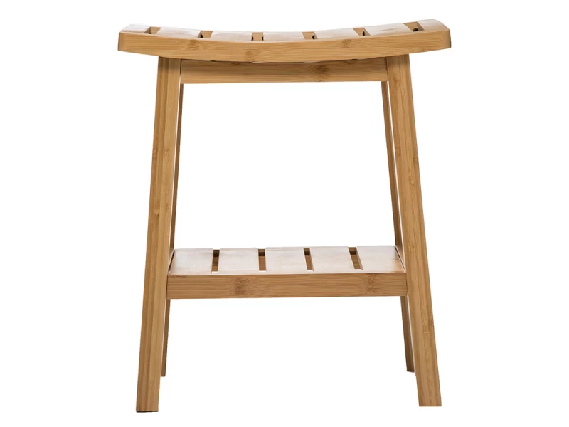 Σκαμπό Dael Μπαμπού Χρώμα Φυσικό 39.5X25X46Εκ