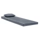 Μαξιλάρι Ξαπλώστρας Sadie Ύφασμα Γκρι 65X185X15Εκ | Mypouf.gr Μαξιλάρι Ξαπλώστρας Sadie Ύφασμα Γκρι 65X185X15Εκ | Mypouf.gr