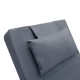 Μαξιλάρι Ξαπλώστρας Sadie Ύφασμα Γκρι 65X185X15Εκ | Mypouf.gr Μαξιλάρι Ξαπλώστρας Sadie Ύφασμα Γκρι 65X185X15Εκ | Mypouf.gr
