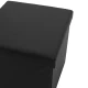 Σκαμπό-Μπαούλο Crystal Pu Μαύρο 38X38X38Εκ | Mypouf.gr Σκαμπό-Μπαούλο Crystal Pu Μαύρο 38X38X38Εκ | Mypouf.gr