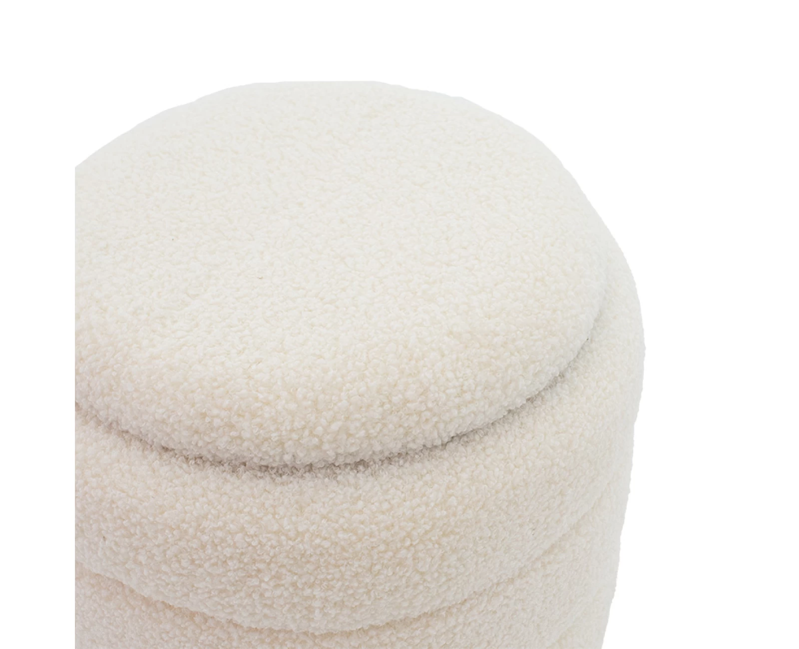 Σκαμπό-Μπαούλο Dazzle Μπουκλέ Cream-Χρυσό Φ36X44Εκ | Mypouf.gr Σκαμπό-Μπαούλο Dazzle Μπουκλέ Cream-Χρυσό Φ36X44Εκ | Mypouf.gr