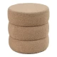 Σκαμπό-Πουφ Kioto Μπουκλέ Καφέ Φ40X40Εκ | Mypouf.gr Σκαμπό-Πουφ Kioto Μπουκλέ Καφέ Φ40X40Εκ | Mypouf.gr