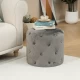 Σκαμπό-Πουφ Seval Βελούδο Ανθρακί Φ49X47Εκ | Mypouf.gr Σκαμπό-Πουφ Seval Βελούδο Ανθρακί Φ49X47Εκ | Mypouf.gr