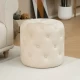 Σκαμπό-Πουφ Seval Βελούδο Κρεμ Φ49X47Εκ | Mypouf.gr Σκαμπό-Πουφ Seval Βελούδο Κρεμ Φ49X47Εκ | Mypouf.gr