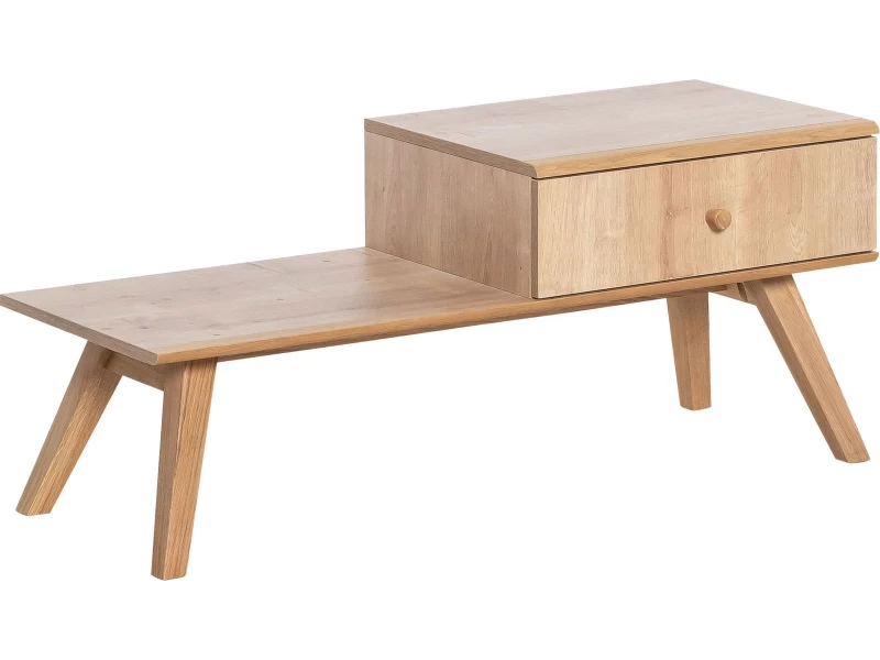 Σκαμπό Nature-Φυσικό από Μασίφ Ξύλο  100 x  40  x  43 εκ.