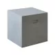 Concrete Cubic Σκαμπό Κήπου - Βεράντας, Cement Grey 37x37x40cm | Mypouf.gr Concrete Cubic Σκαμπό Κήπου - Βεράντας, Cement Grey 37x37x40cm | Mypouf.gr