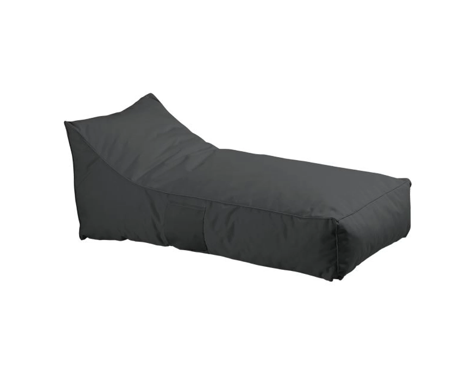 Taco Πουφ Ξαπλώστρα Ανάκλιντρο, 100% Αδιάβροχο Ύφασμα Ανθρακί 70x140x60cm | Mypouf.gr