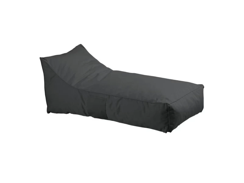 Taco Πουφ Ξαπλώστρα Ανάκλιντρο, 100% Αδιάβροχο Ύφασμα Ανθρακί 70x140x60cm