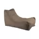 Lazy Πουφ Ανάκλιντρο 100% Αδιάβροχο, Ύφασμα Καφέ 70x106x67cm | Mypouf.gr