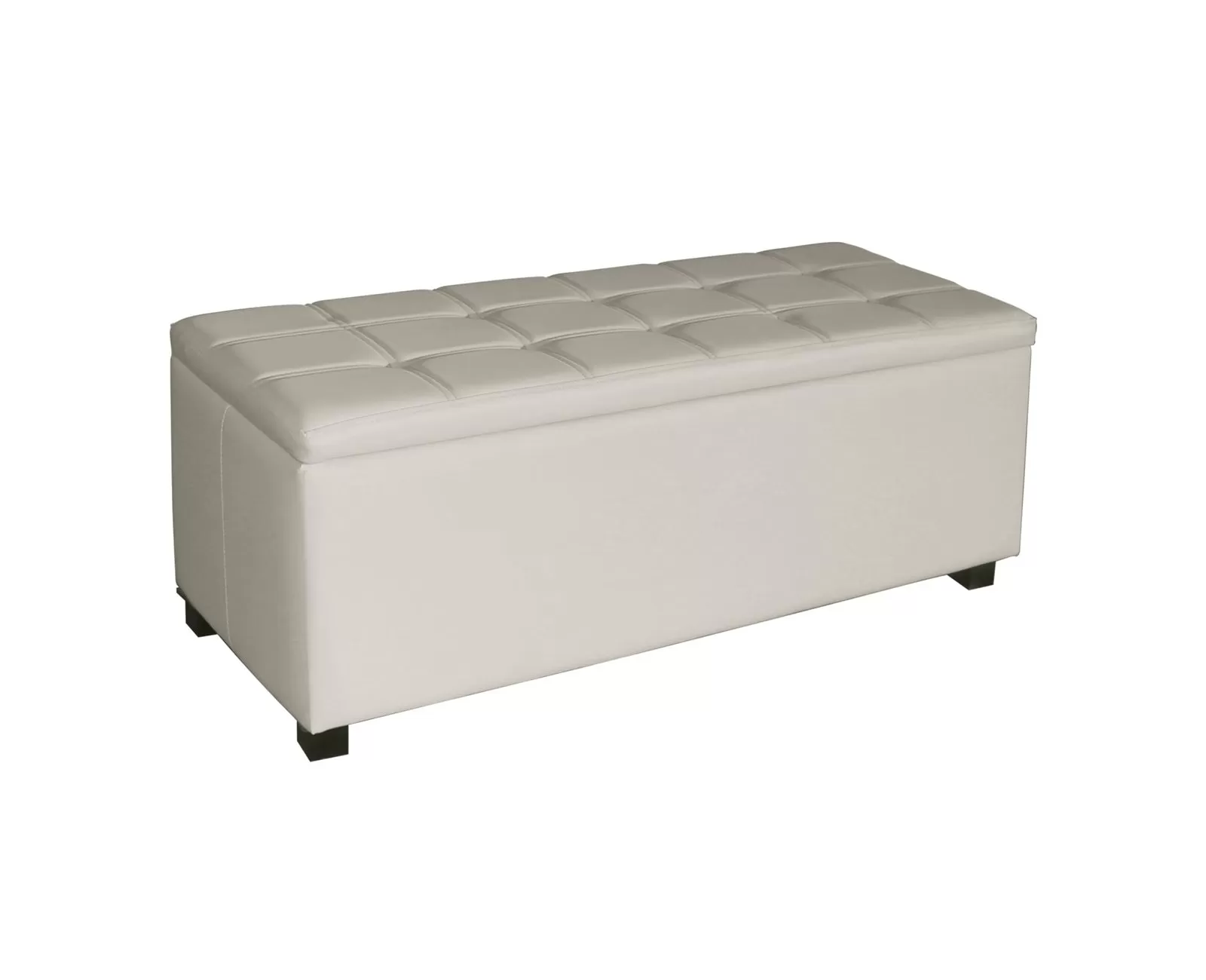 Denise Σκαμπό Αποθηκευτικό - Ταμπουρέ, Pu Εκρού 113x43x45cm | Mypouf.gr Denise Σκαμπό Αποθηκευτικό - Ταμπουρέ, Pu Εκρού 113x43x45cm | Mypouf.gr