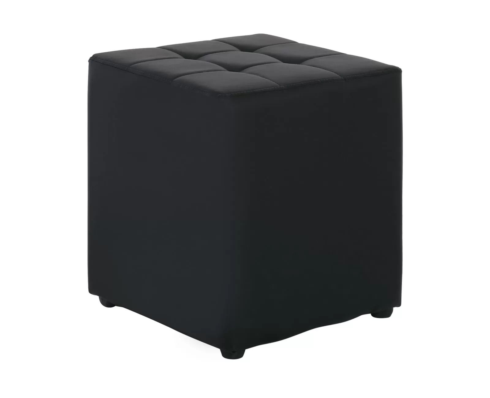 Cony Σκαμπό Βοηθητικό, Pu Μαύρο 37x37x42cm | Mypouf.gr Cony Σκαμπό Βοηθητικό, Pu Μαύρο 37x37x42cm | Mypouf.gr