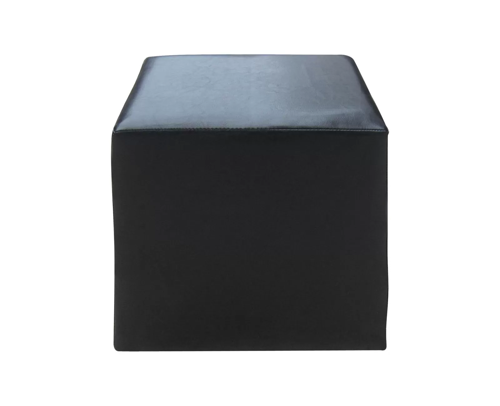 Club Σκαμπό Βοηθητικό, Pu Μαύρο 37x37x42cm | Mypouf.gr