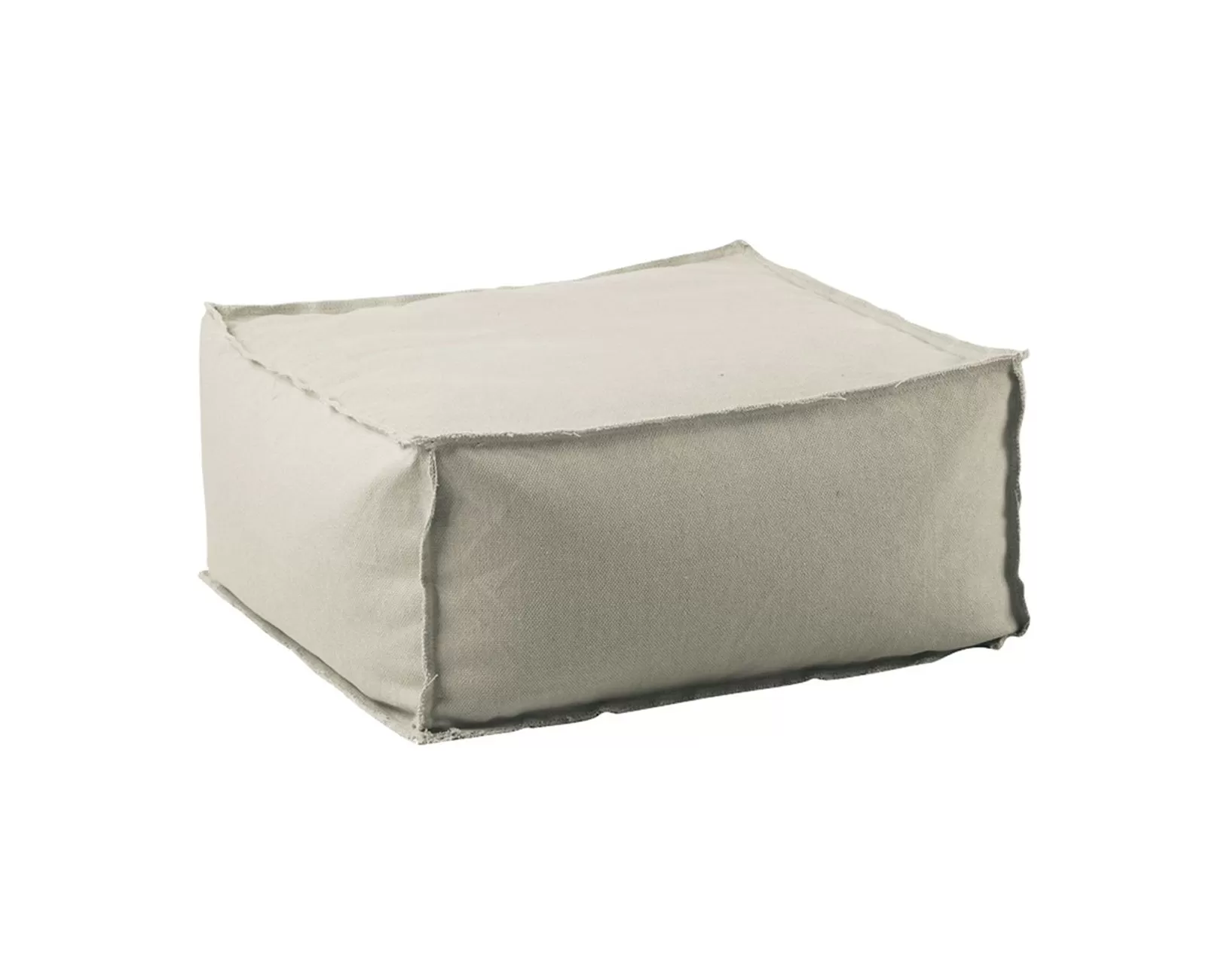 Depo Πουφ Σκαμπό, 100% Αδιάβροχο, Ύφασμα Sand, Αποσπώμενο Κάλυμμα 60x60x28cm | Mypouf.gr