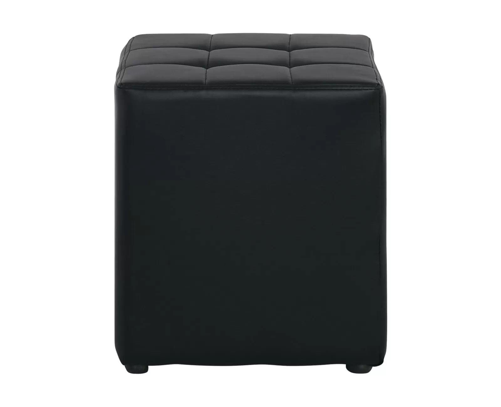 Cony Σκαμπό Βοηθητικό, Pu Μαύρο 37x37x42cm | Mypouf.gr Cony Σκαμπό Βοηθητικό, Pu Μαύρο 37x37x42cm | Mypouf.gr